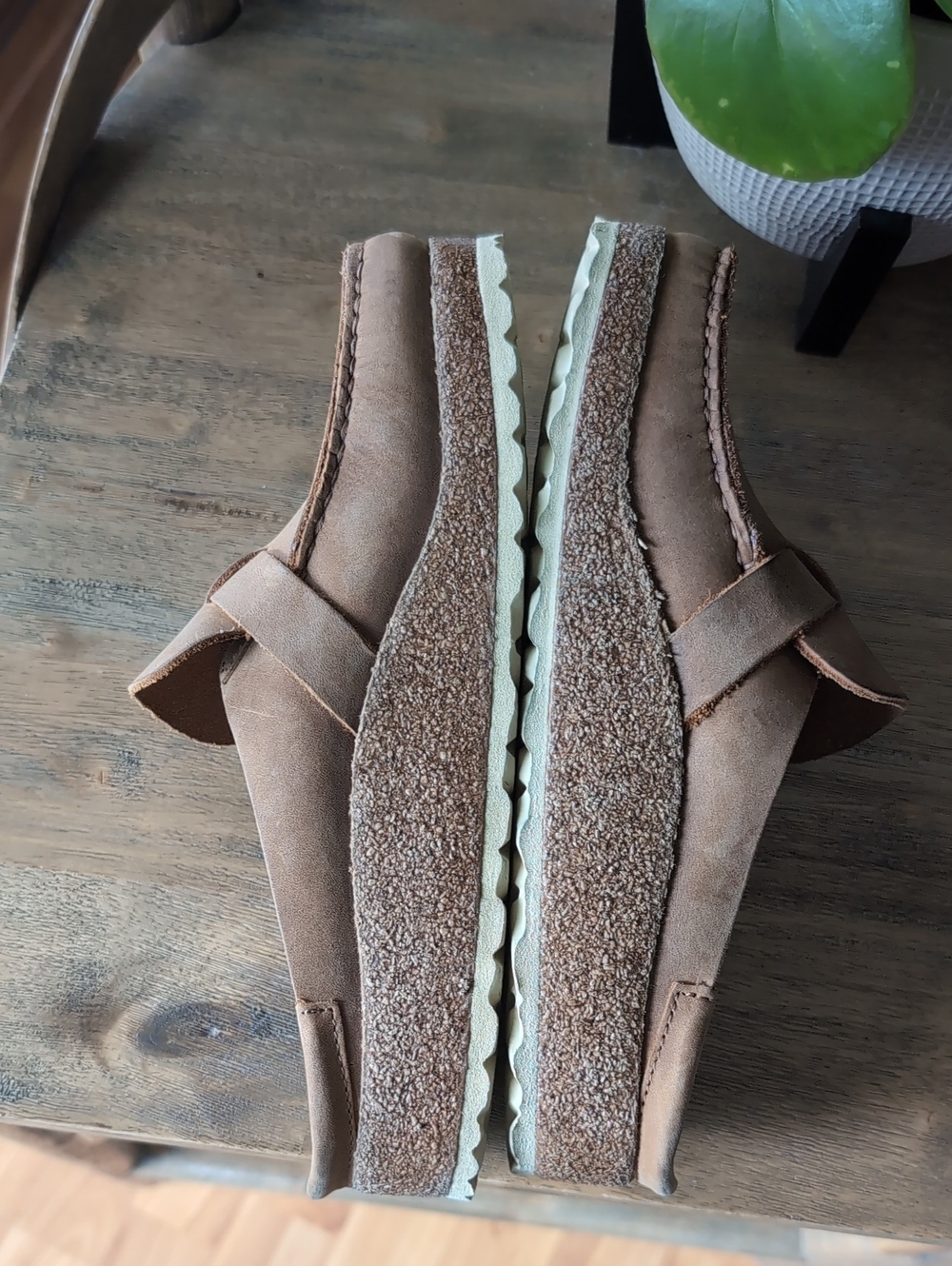 Birkenstock Buckley Clog - Oiled Leather 38 Regular Cognac Brown Tan - Picture 14 of 14